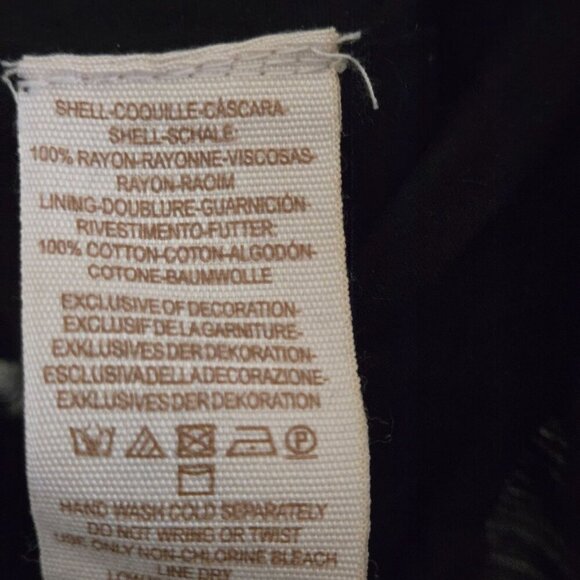 Free People Emma Austin Swing Trapeze Dress Black Embroidered Long Sleeve Size S - Picture 16 of 16